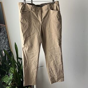 Rafaella Women's Tan Ankle Pants